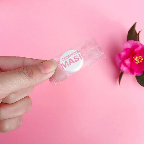 30/50PCS Compressed Face Mask Tablets – Portable DIY Cotton Sheet Masks