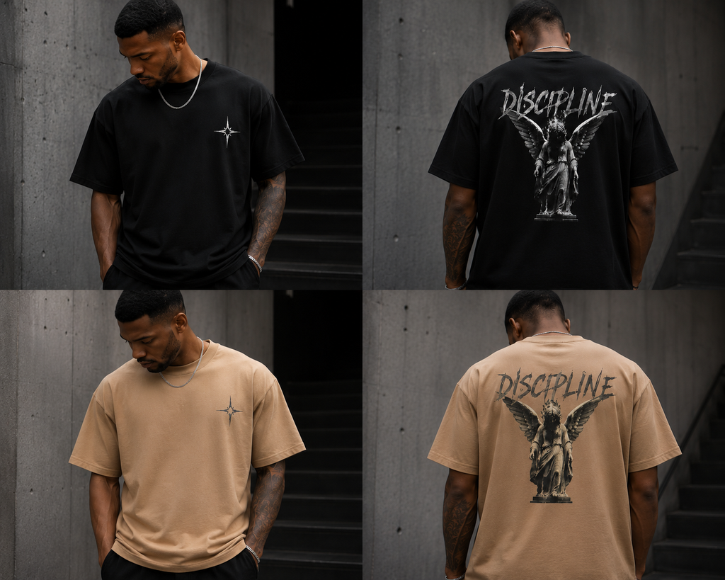 DISCIPLINE Angel Oversized T-Shirt