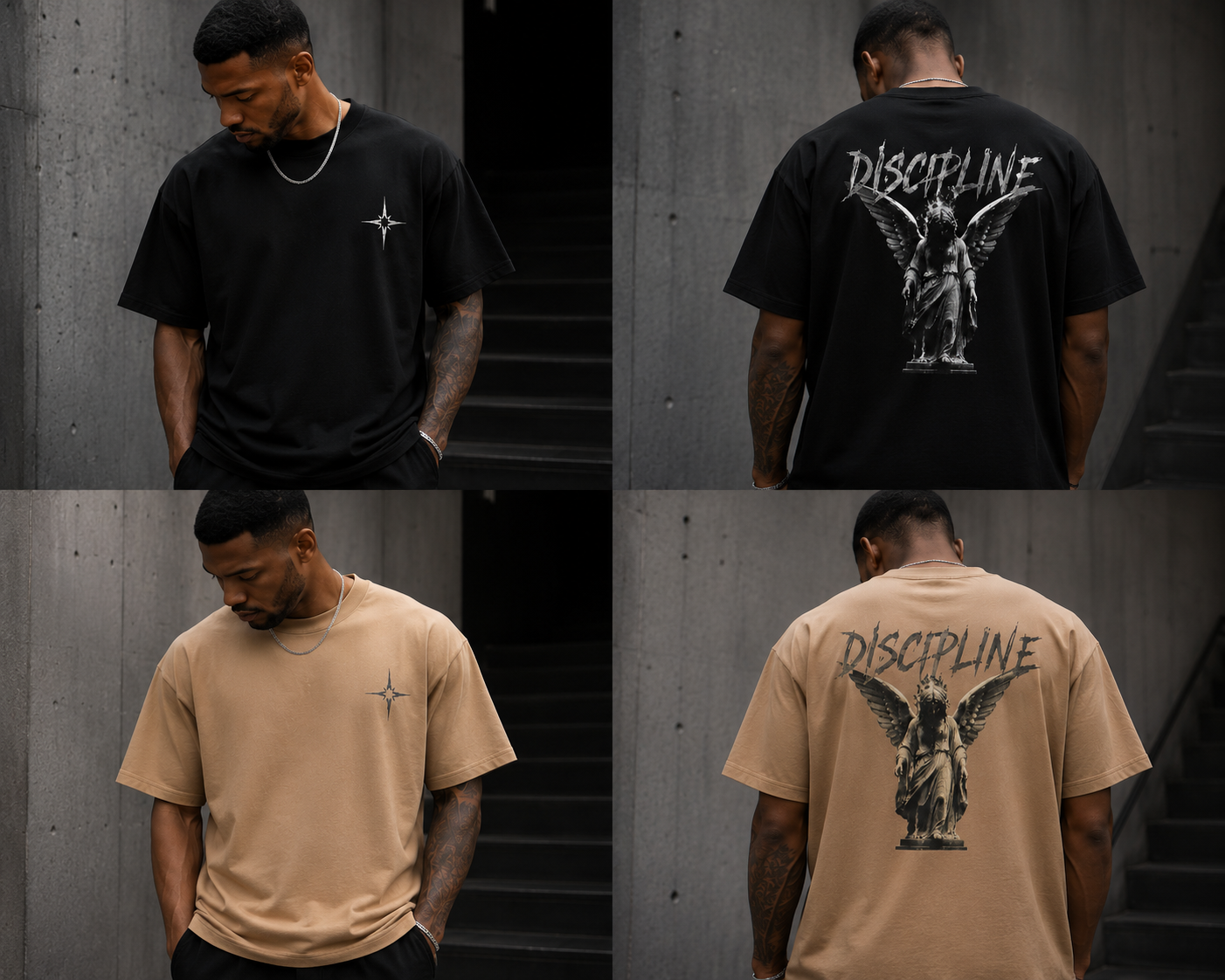 DISCIPLINE Angel Oversized T-Shirt