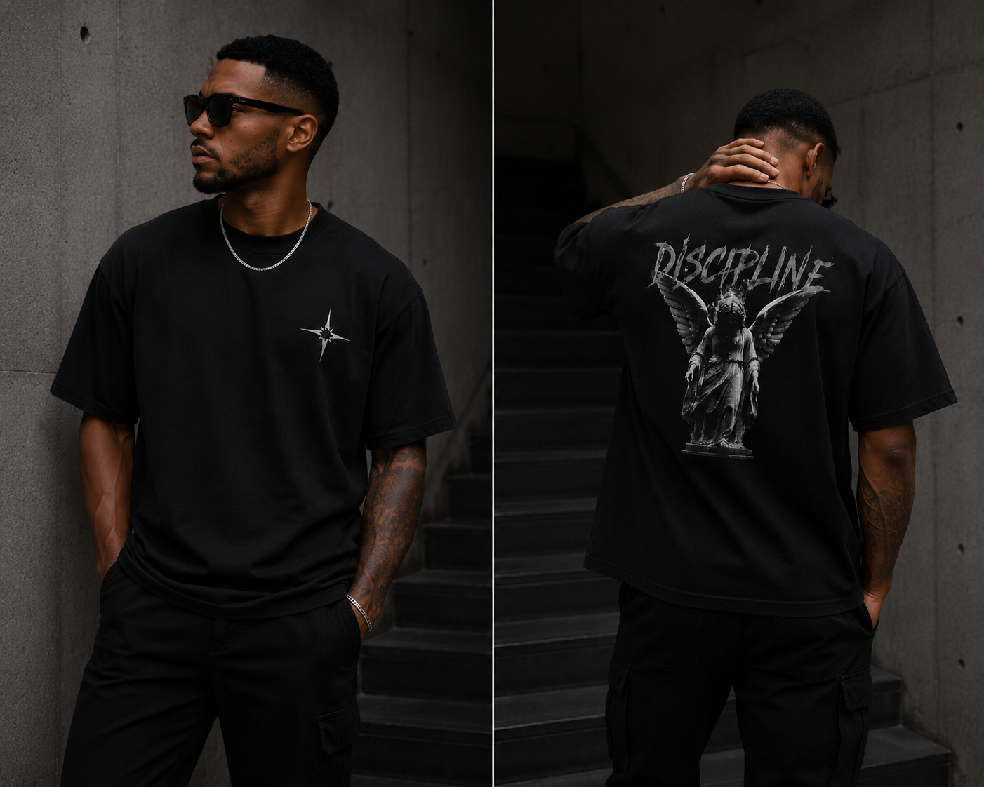 DISCIPLINE Angel Oversized T-Shirt